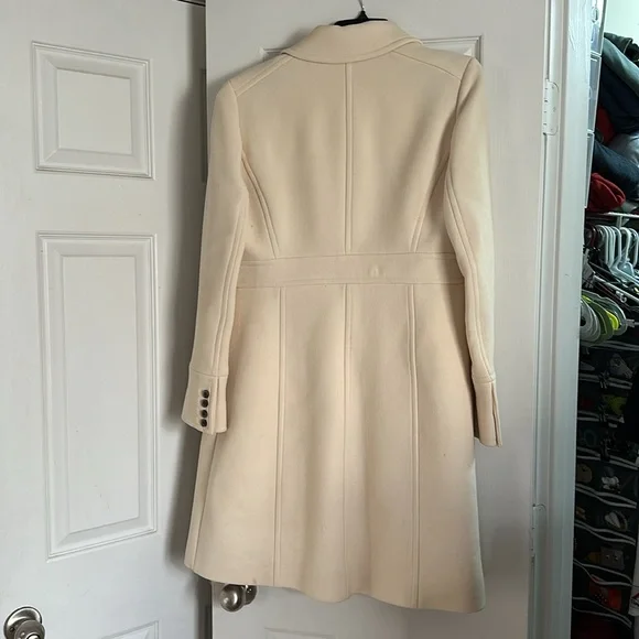 J. Crew Cream Women's Coat - Picture 2 of 6